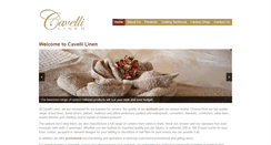 Desktop Screenshot of cavelli-linen.co.za