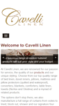 Mobile Screenshot of cavelli-linen.co.za